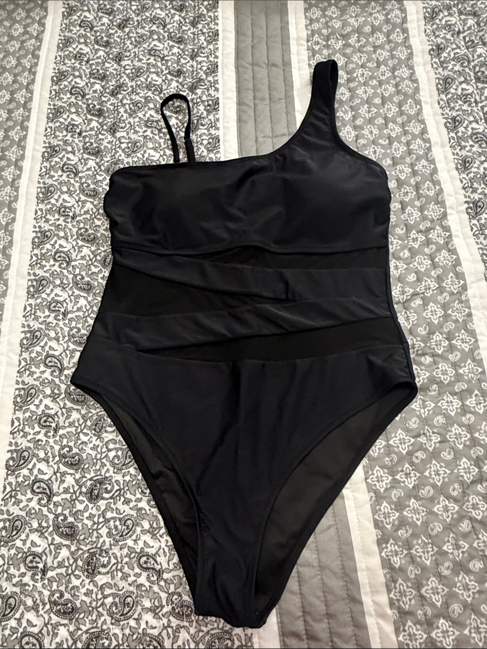 Blooming Women's One Piece Bathing Suits Slimming Mesh Swimwear - NWOT - Picture 6 of 8
